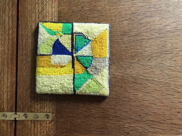 纺织艺术,  4.7x4.7 in 