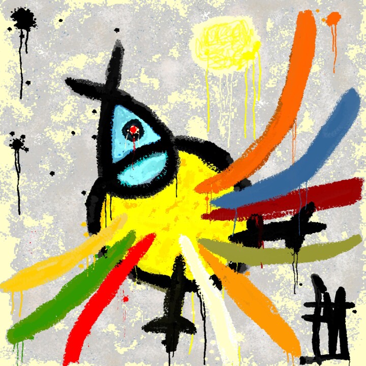L'oiseau de feu 数字艺术