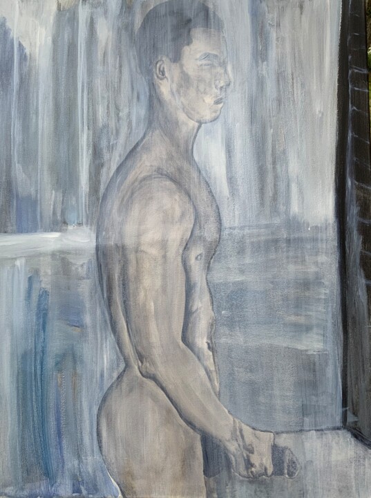 Hammam 绘画, 31.5x23.6 in