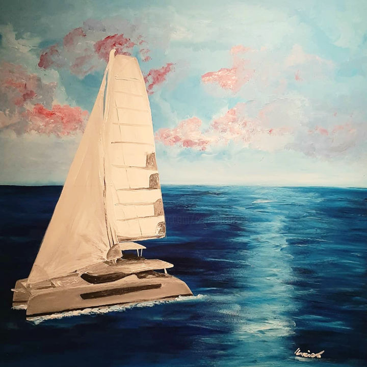 alegria67 绘画, 31.5x31.5 in