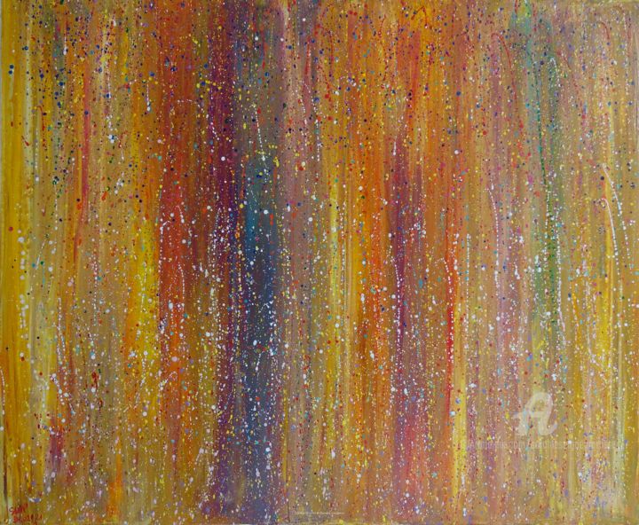 Peinture intitulée "Unleash" par Sarah Leseigneur, Œuvre d'art originale, Acrylique Monté sur Châssis en bois