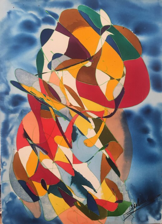 Le beau gosse 绘画, 27.6x19.7 in