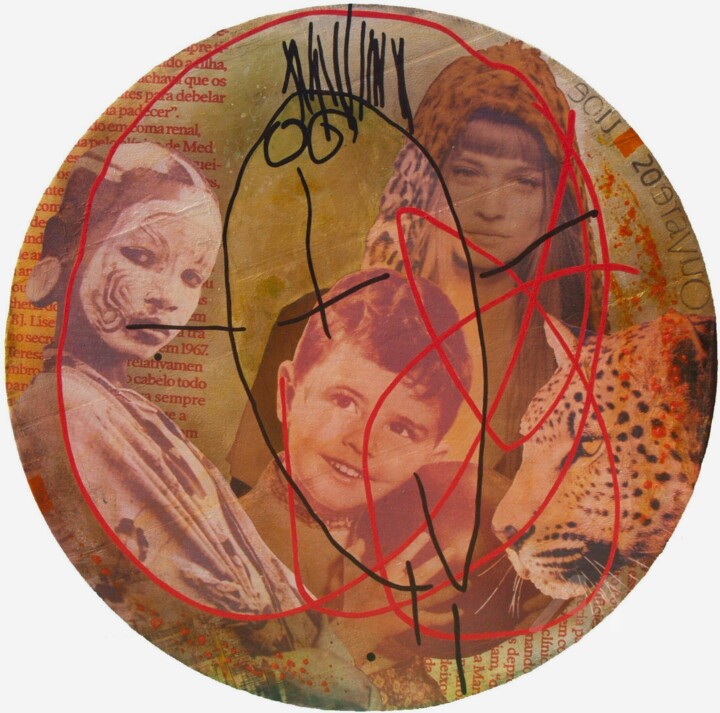 Makhuwa 绘画, 39.4x39.4 in