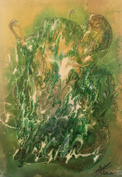 Le monde des fées 绘画, 27.6x19.7 in