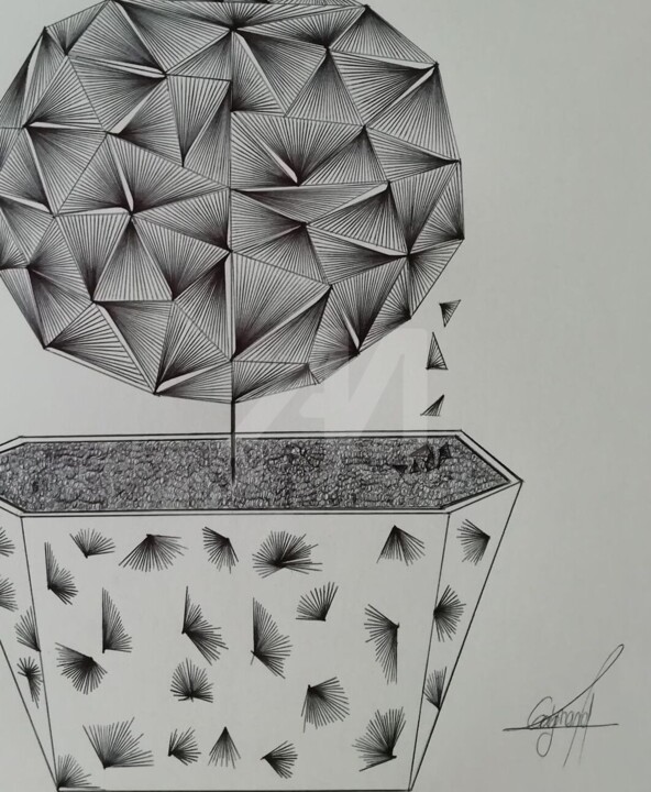 图画,  6.5x6.5 in 