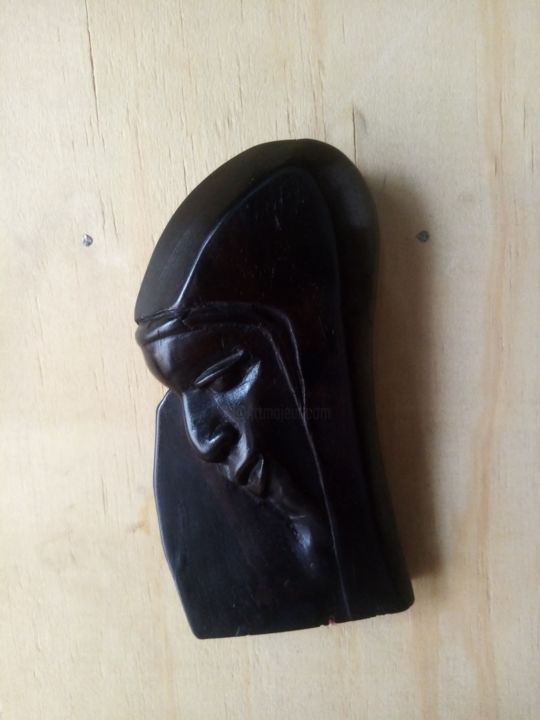 Holy Mary Wall hanging 雕塑, 6x3.5 in