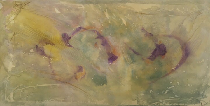 Peinture intitulée "Après la vague" par Audran, Œuvre d'art originale, Acrylique