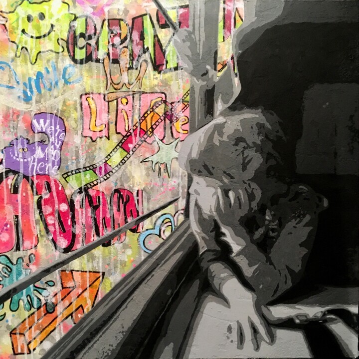 绘画,  39.4x39.4 in 