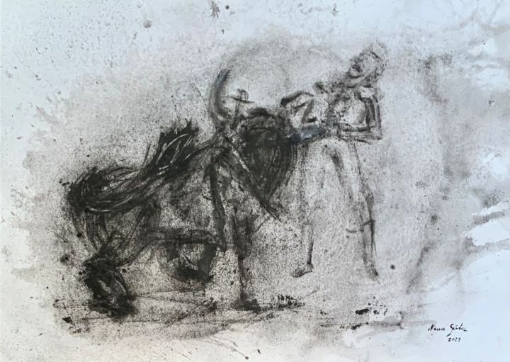 绘画,  11.7x16.5 in 