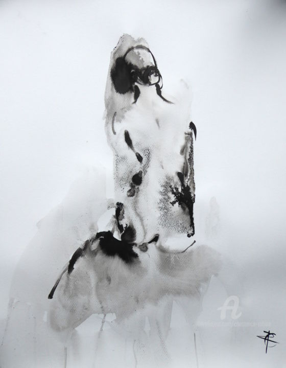Volupté I 绘画, 19.7x27.6 in