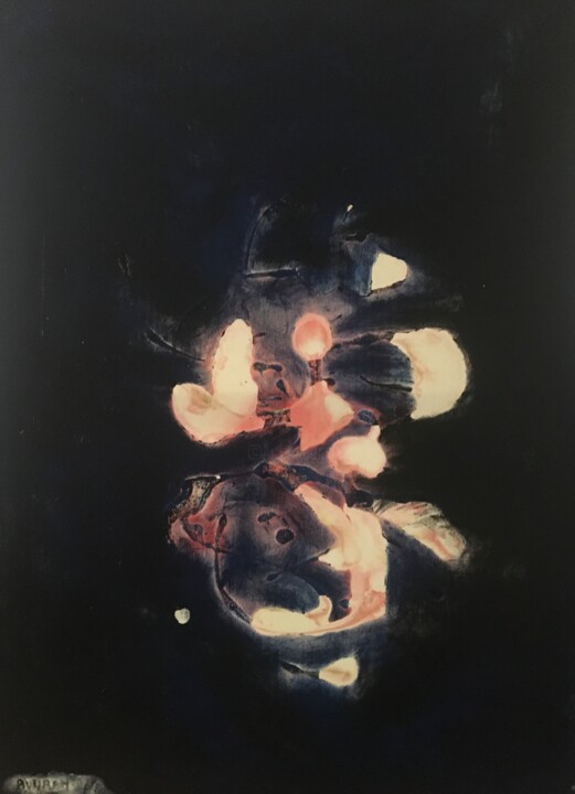 Peinture intitulée "l'envol dans la vie" par Audran, Œuvre d'art originale, Acrylique