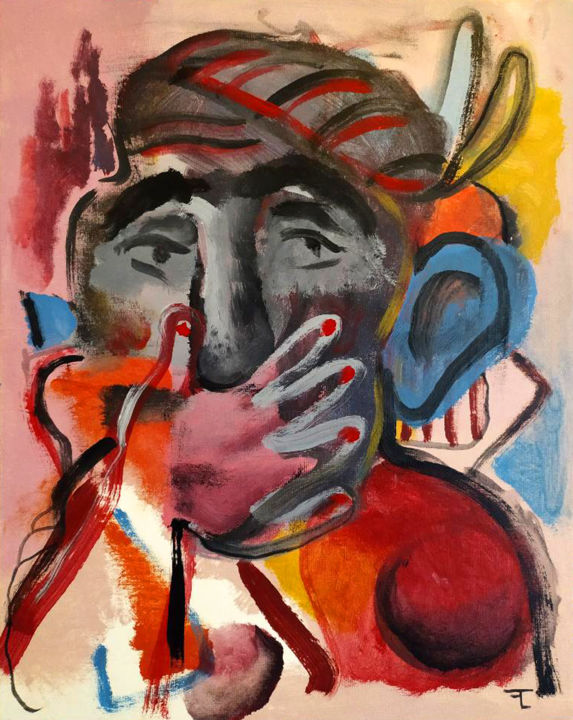 Le vernis 绘画, 19.7x15.8 in