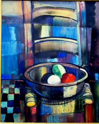 Pintura intitulada "mus085 - Natureza m…" por Luiz Carlos De Andrade Lima, Obras de arte originais, Óleo