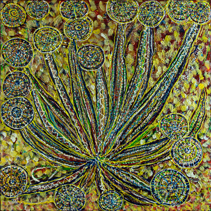 绘画,  35.4x35.4 in 