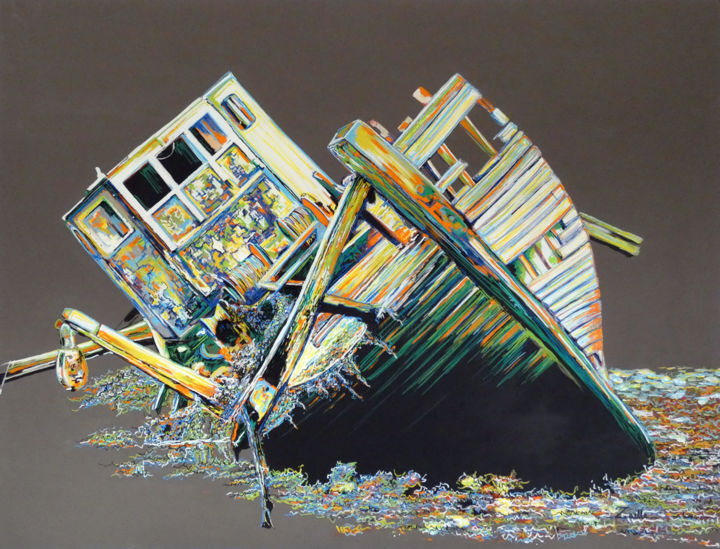 绘画,  35x45.7 in 