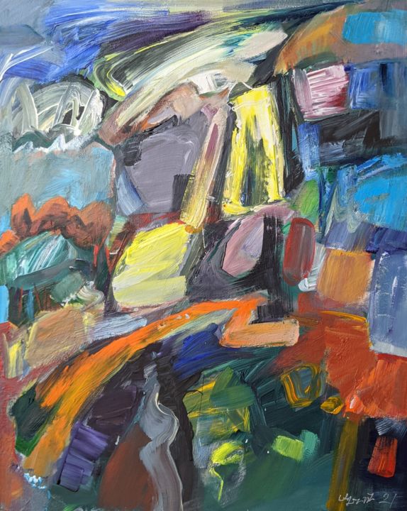 In the night 绘画, 20x16 in