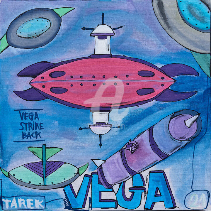 Vega 绘画, 15.8x15.8 in
