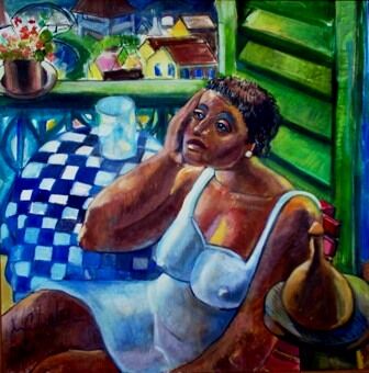 Pintura intitulada "mus112 - Cecília" por Luiz Carlos De Andrade Lima, Obras de arte originais, Óleo