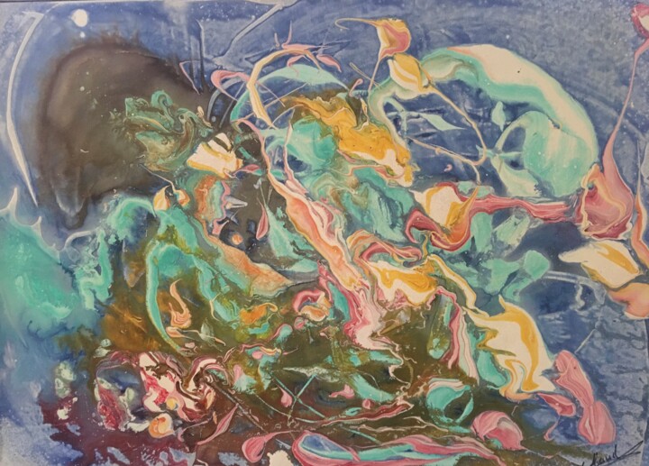 Le carnaval de Venise 绘画, 19.7x27.6 in