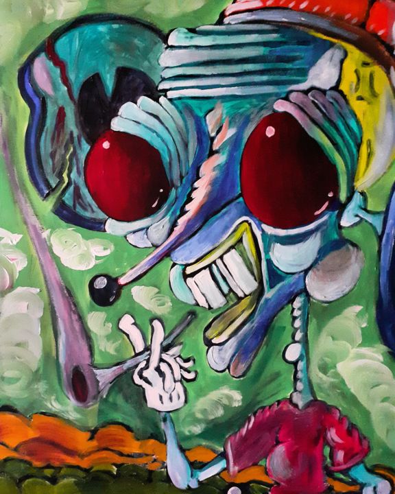 Bud Rat 绘画, 39.4x31.9 in