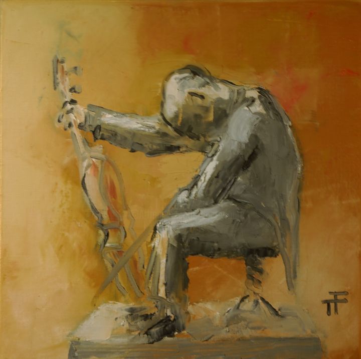 Concentration- 绘画, 23.6x23.6 in