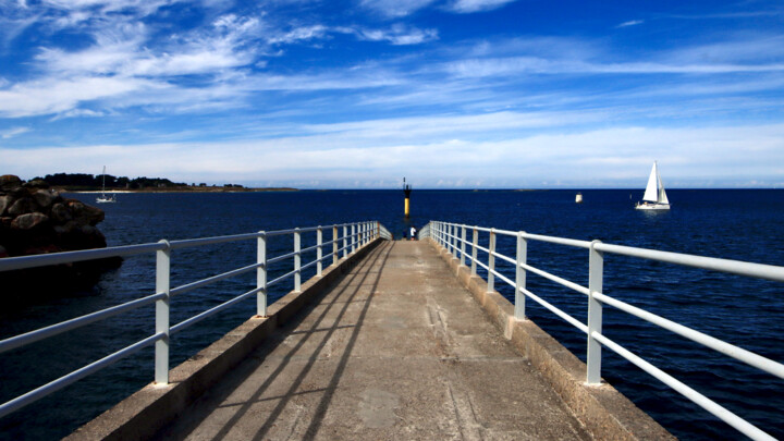 "Roscoff, estacade" başlıklı Fotoğraf Pierre-Yves Rospabé tarafından, Orijinal sanat, Dijital Fotoğrafçılık
