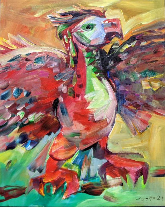 Brave 绘画, 20x16 in