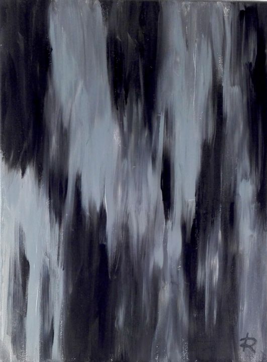 Peinture intitulée "Au delà ..." par Renaud Angerville-Langlois, Œuvre d'art originale, Acrylique