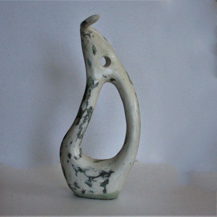 雕塑,  17.7x7.5 in 