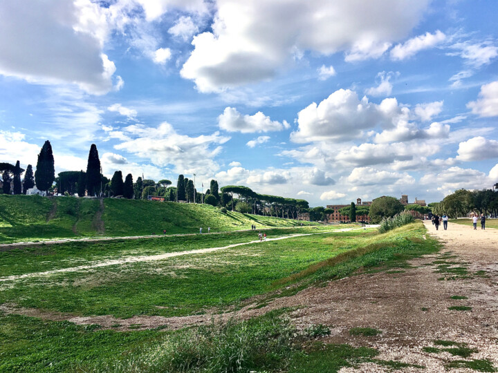 Fotografia zatytułowany „circus maximus, Rome” autorstwa Katherine Lee, Oryginalna praca, Fotografia cyfrowa