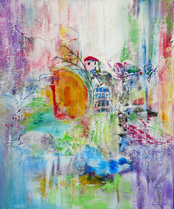 Eine schöne Erinnerung 绘画, 23.6x19.7 in