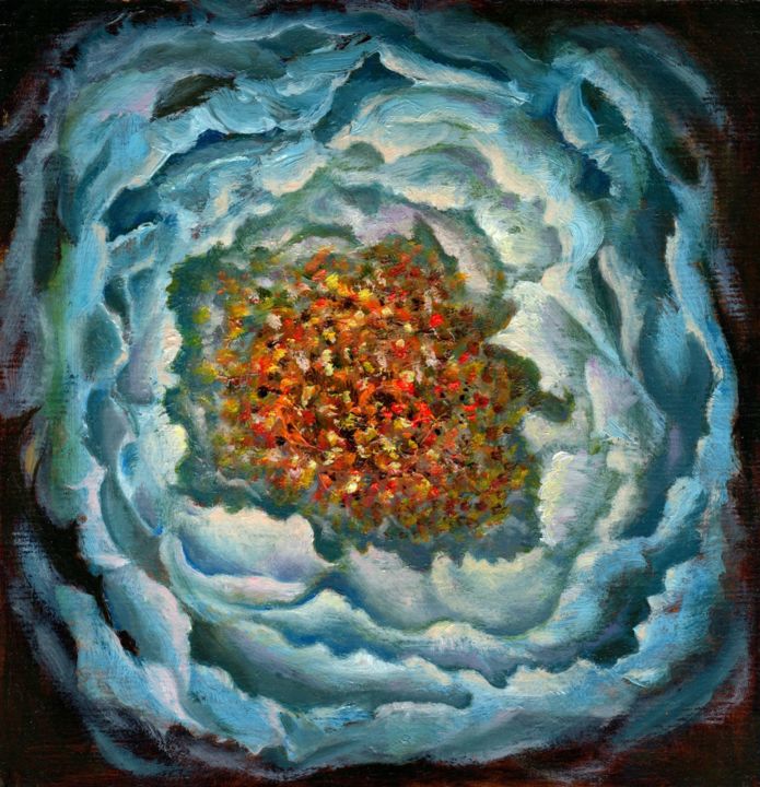 The Birth of Cognitive Dissonance 绘画, 7.1x7.1 in