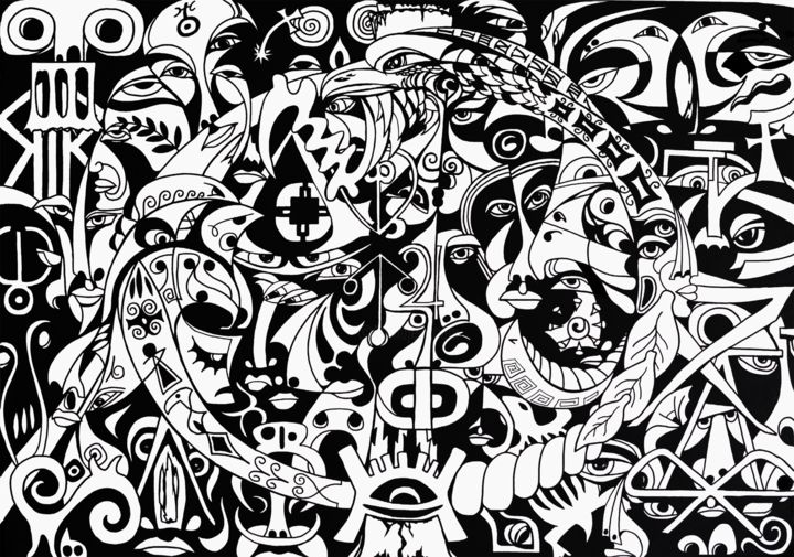 The Earth - Ancient Romans 绘画, 27.6x39.4 in