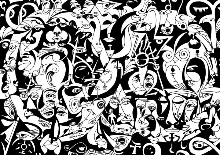 The Infinity - Ancient Greece 绘画, 27.6x39.4 in