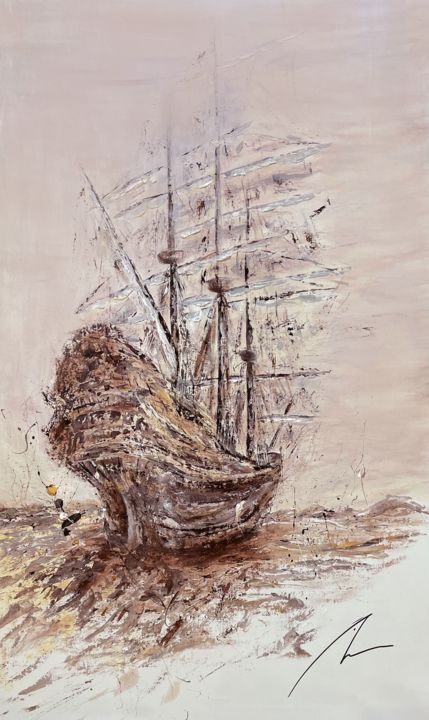 绘画,  43.3x29.5 in 