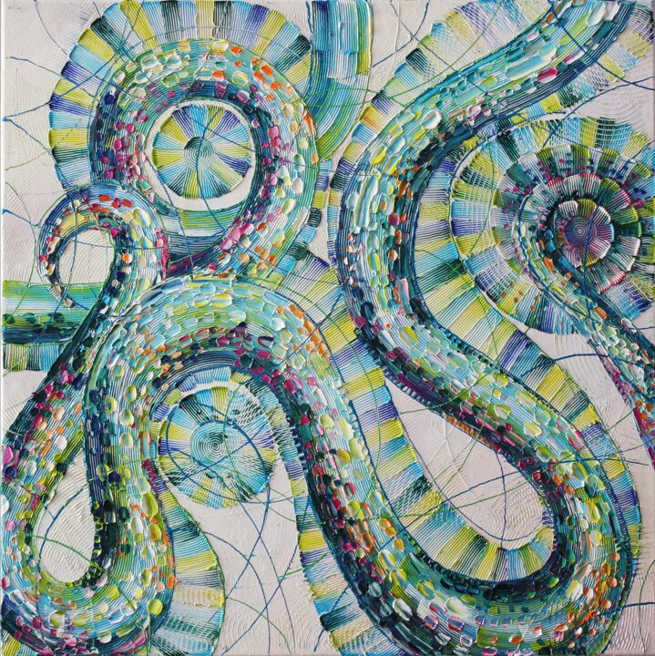 Symbiosis# 绘画, 25.6x25.6 in