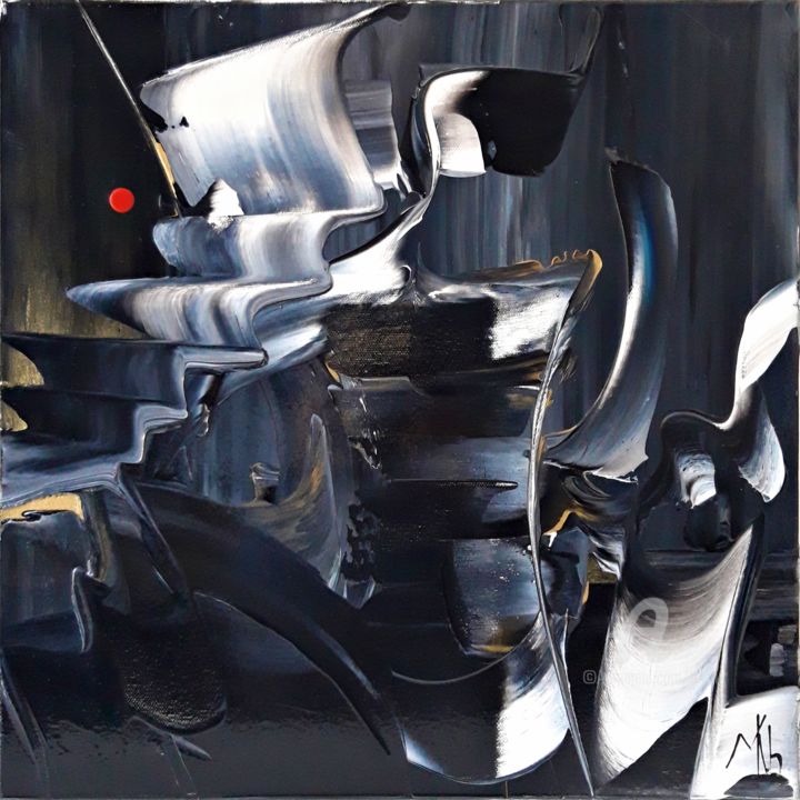Les marches molles 绘画, 15.8x15.8 in
