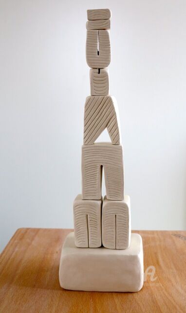 6 Lettres pour MARIUS 雕塑, 15.8x2.8 in