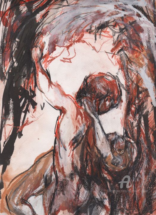 Danseurs VI 图画, 12.6x9.5 in