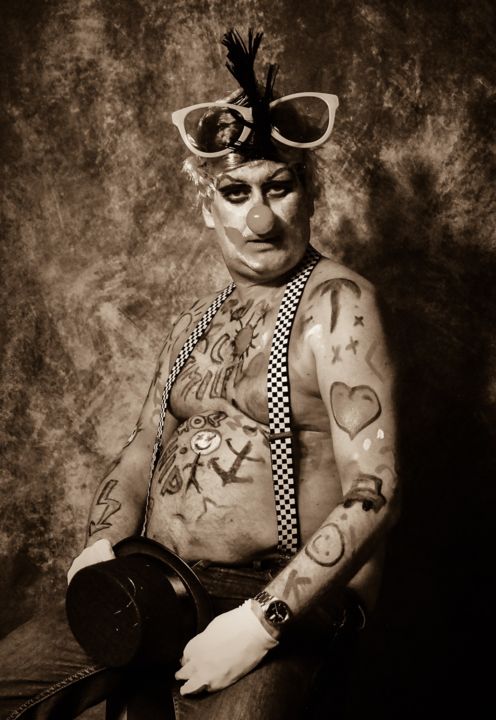 le clown vintage circus 摄影