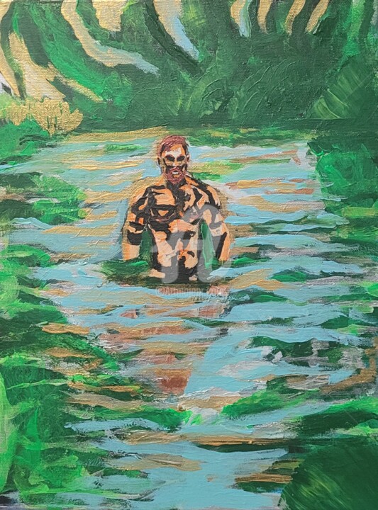 Taboo hunter 绘画, 15.8x11.8 in