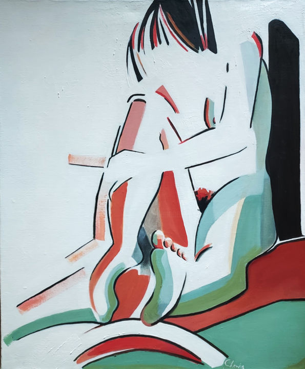 Sms attitude 绘画, 25.6x21.7 in
