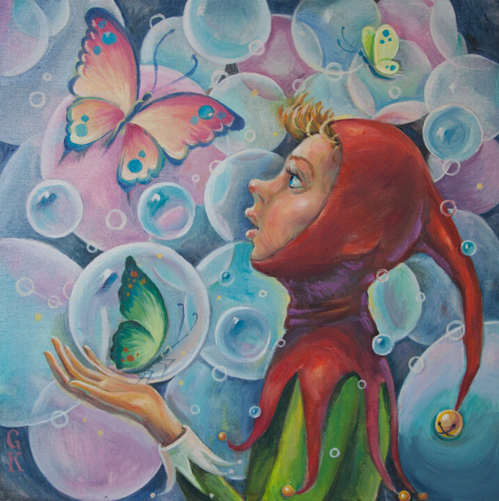 Magic world 绘画, 19.7x19.7 in
