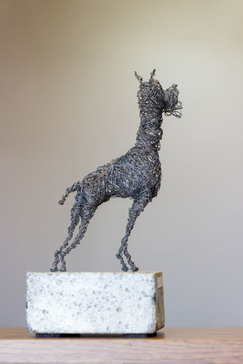 雕塑,  8.7x4.7 in 