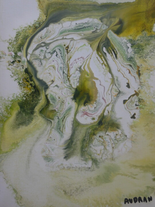 Peinture intitulée "L'habitant d'une au…" par Audran, Œuvre d'art originale, Acrylique