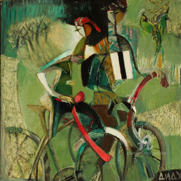 Spring 绘画, 31.5x31.5 in