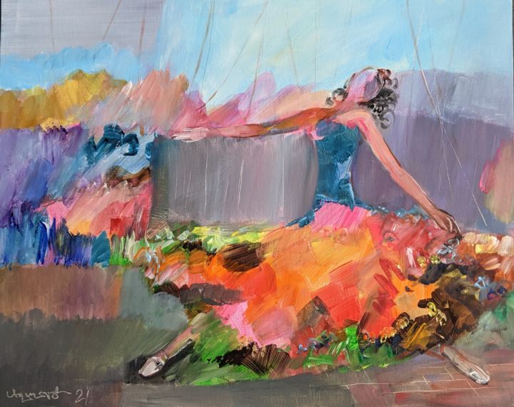 Dancer 绘画, 16x20 in