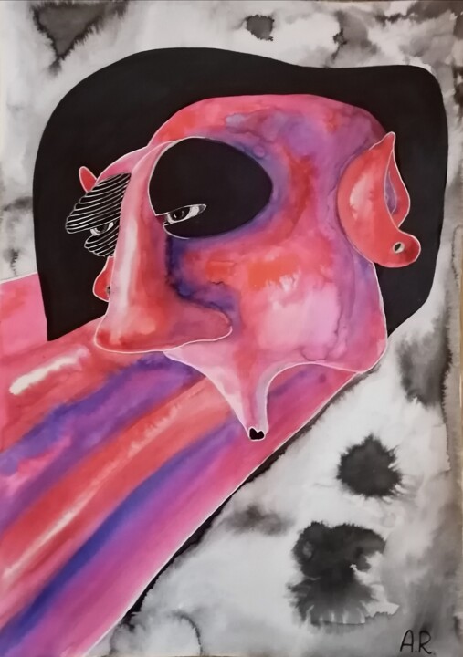 绘画,  11.7x8.3 in 