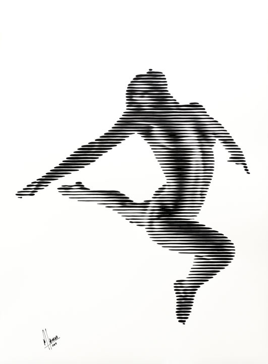Ingravidez 01 绘画, 29.9x22.1 in