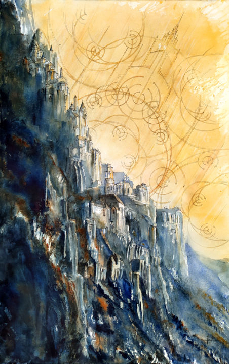 绘画,  44.5x27.2 in 